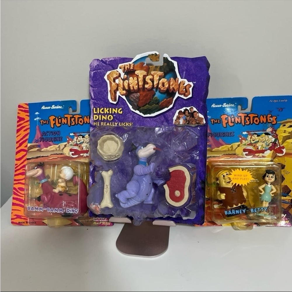 Vintage 1993 & 1994 Flinstone Figurines- NEW